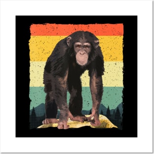 Monkey Women Chimpanzee Primate Lovers Posters and Art